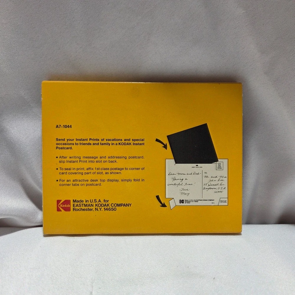 Vintage 1981 Kodak Instant Postcards 10 Pack Unused Retro Photography Ephemera